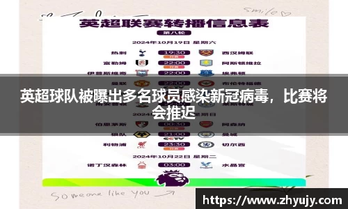英超球队被曝出多名球员感染新冠病毒，比赛将会推迟