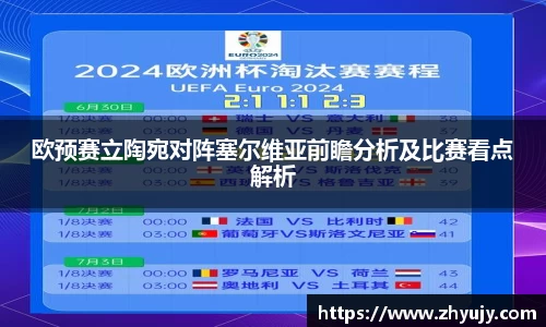 欧预赛立陶宛对阵塞尔维亚前瞻分析及比赛看点解析