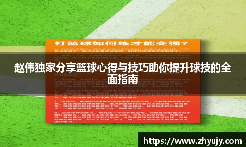 赵伟独家分享篮球心得与技巧助你提升球技的全面指南